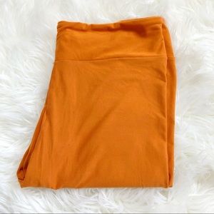 ❤️Like New ❤️ pumpkin spice lularoe leggings TC